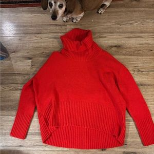 NWT Rachel Zoe Womans Wool Blend Cowl Neck Sweater